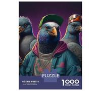 Jigsaw Puzzles 1000 Pieces for Adults Pigeon Rap Band Puzzles for Adults Fun Games Improve Memory Deal As Gifts for The Whole Family 70x50cm/1000pcs
