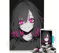 Jigsaw Puzzles 1000 Pieces for Adults Pink Eye Glow, Impossible Game, Challenging To Complete, for Is Ideal As A Gift 38x52cm