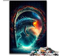 Jigsaw Puzzles 1000 Pieces for Adults Portal Monster Made of Wood, Making It A Great Gift for Family Fun 50x75cm for Holidays, Birthdays, And Family Game Nights