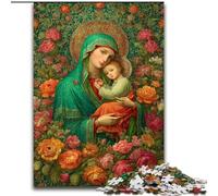 Jigsaw Puzzles 1000 Pieces for Adults Portrait of Mary The Mother Jigsaw Perfect for Teenagers & Family Fun, for Birthdays (size 26x38cm)