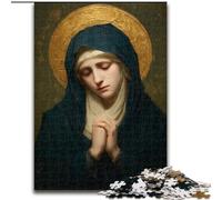 Jigsaw Puzzles 1000 Pieces for Adults Portrait of Mary The Mother Puzzle Family Interactive Game, DIY Home Decor Brain Challenge Gift (size 50x75cm)
