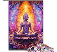 Jigsaw Puzzles 1000 Pieces for Adults Psychedelic Buddha Jigsaw Home Activity for Holidays, Birthdays, And Family Game Nights (size : 26x38cm)