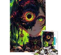 Jigsaw Puzzles 1000 Pieces for Adults Psychodelic Poison Girl Puzzle for Adults Brain Teaser Game A Work of Art for Birthday, Chrismas (Size 38x52cm)
