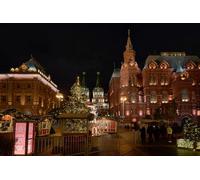 Jigsaw Puzzles 1000 Pieces for Adults Puzzle Educational Games Home Decoration Puzzle Christmas Russia (26x38cm)