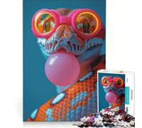 Jigsaw Puzzles 1000 Pieces for Adults Python Bubblegum Toy Wall Decor For Family Fun Birthday Present Travel Gifts 50x75cm