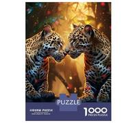 Jigsaw Puzzles 1000 Pieces for Adults Relationship Jaguars Love Puzzle for Adults Family Game Wall Decoration for Birthday, Chrismas 70x50cm/1000pcs