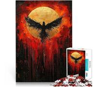 Jigsaw Puzzles 1000 Pieces for Adults Rise of the Phoenix Contemporary Expressionist Artwork Hands-on-Spiel Geburtstagsgeschenke52x38cm