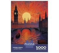 Jigsaw Puzzles 1000 Pieces for Adults River Thames England UK Adult Jigsaw Relax Games Difficult Challenge Help The Brain Exercise 70x50cm/1000pcs