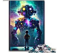 Jigsaw Puzzles 1000 Pieces for Adults Robotic Dreams Challenging Puzzles for Family Fun Perfect for Holidays, Interactive Game Nights (Szie 26x38 cm)