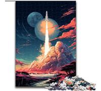 Jigsaw Puzzles 1000 Pieces for Adults Rocket Launch Puzzle Interactive Family Game, DIY Home Decor, Brain Teaser Gift (size : 50x75cm)