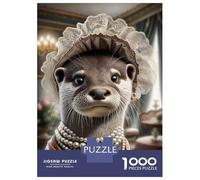 Jigsaw Puzzles 1000 Pieces for Adults Royal Otter Portrait Puzzle for Adults Hands-on Game Improve Memory Deal As Gifts for The Whole Family 70x50cm/1000pcs