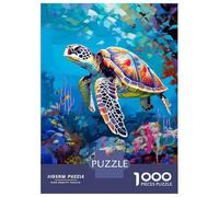 Jigsaw Puzzles 1000 Pieces for Adults Sea Turtle Symphony Adult Puzzles Toy Wall Decor But Fun And Humorous Help The Brain Exercise 52x38cm/1000pcs