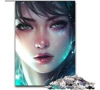 Jigsaw Puzzles 1000 Pieces for Adults Sexy Face Made of Wood, Making It A Great Gift for Family Fun 50x75cm for Holidays, Birthdays, And Family Game Nights