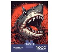 Jigsaw Puzzles 1000 Pieces for Adults Shark Colorful Puzzles for Adults Fun Games Improve Memory Deal As Gifts for The Whole Family 52x38cm/1000pcs
