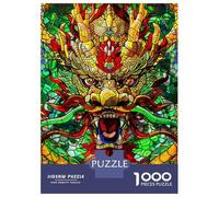 Jigsaw Puzzles 1000 Pieces for Adults Shenron Like Dragon Stain Jigsaw Puzzle DIY Toys But Fun And Humorous Deal As Gifts for The Whole Family 38x26cm/1000pcs