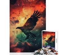 Jigsaw Puzzles 1000 Pieces for Adults Silhouette Galaxy Adult Jigsaw Puzzles Precision Cutting Challenging To Complete Toy Intellectual Game (50x75cm)
