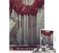 Jigsaw Puzzles 1000 Pieces for Adults Sinister Brain Teaser Game Difficult Hard Educational Toy Birthday Present, Gifts, (50x75cm)