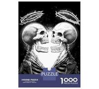 Jigsaw Puzzles 1000 Pieces for Adults Skeletal Love Adult Jigsaw Relax Games Difficult Challenge Help The Brain Exercise 52x38cm/1000pcs