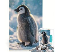 Jigsaw Puzzles 1000 Pieces for Adults Snow Hill Penguin Impossible Game Challenging To Complete for Is Ideal As A Gift 38x52cm