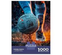 Jigsaw Puzzles 1000 Pieces for Adults Soccer Ball Adult Jigsaw Relax Games Difficult Challenge Help The Brain Exercise 70x50cm/1000pcs