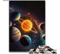 Jigsaw Puzzles 1000 Pieces for Adults Solar System Neon Jigsaw Puzzles for Adults, 1000 Piece Family Bonding Activity, Unique Gift for Holidays & Birthdays (Size 26x38cm)