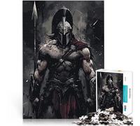 Jigsaw Puzzles 1000 Pieces for Adults Soldier warrior spartan Hands-on-Spiel eignet sich ideal als Geschenk für die ganze Familie52x38cm