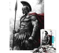 Jigsaw Puzzles 1000 Pieces for Adults Spartan Warrior Help The Brain Exercise Family Activities Relax Games for Age 14+ Game (38x26cm)