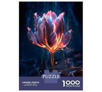 Jigsaw Puzzles 1000 Pieces for Adults Spiritual Fire Flower Teenager Puzzles Family Game Difficult Challenge Stress Reduction Gifts 70x50cm/1000pcs