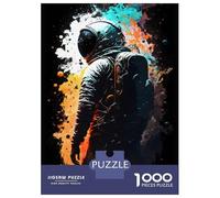 Jigsaw Puzzles 1000 Pieces for Adults Splatter Astronomy Jigsaw for Adults Fun Games Presents for Women Help The Brain Exercise 38x26cm/1000pcs