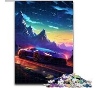 Jigsaw Puzzles 1000 Pieces for Adults Sports Car Under The Night Sky Puzzle for Teenagers, Family Game Night, Brain-Challenging Gift Idea (size : 50x75cm)