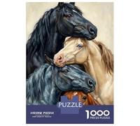 Jigsaw Puzzles 1000 Pieces for Adults Stacked Horses Portrait Adult Puzzles Relax Games Analysis And Logic Stress Reduction Gifts 70x50cm/1000pcs