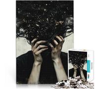 Jigsaw Puzzles 1000 Pieces for Adults Starry Night Despair Staycation: Zeit totschlagen Gutes Geschenk75x50cm