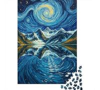 Jigsaw Puzzles 1000 Pieces for Adults Starry Night Reflections -3 Adult Puzzles Toy Wall Decor But Fun And Humorous Help The Brain Exercise 38x26cm/1000pcs