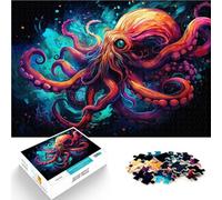 Jigsaw Puzzles 1000 Pieces for Adults starry octopus Challenging Difficult Puzzle 26x38cm Educational Game for Birthday Chrismas