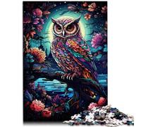 Jigsaw Puzzles 1000 Pieces for Adults starry sky owl Game Toys 26x38cm Challenging Game and Family Play for and teenager Age 14 and Up