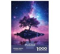 Jigsaw Puzzles 1000 Pieces for Adults Starry Tree Reflections -8 Puzzles for Adults Fun Games Improve Memory Deal As Gifts for The Whole Family 52x38cm/1000pcs