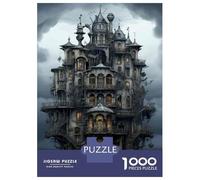 Jigsaw Puzzles 1000 Pieces for Adults Steampunk Castle Building Puzzles for Adults DIY Toys Home Decoration Help The Brain Exercise 70x50cm/1000pcs