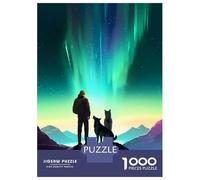 Jigsaw Puzzles 1000 Pieces for Adults Stellar Wanderers And Dogs Jigsaws for Adults Fun Games A Work of Art Deal As Gifts for The Whole Family 52x38cm/1000pcs