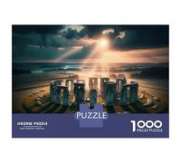 Jigsaw Puzzles 1000 Pieces for Adults Stonehenge Sunset Jigsaws for Adults Fun Games A Work of Art Deal As Gifts for The Whole Family 70x50cm/1000pcs
