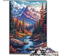 Jigsaw Puzzles 1000 Pieces for Adults Strange And Beautiful Mountains Jigsaw Puzzle Made of Wood,Educational Activity for Cognitive Skills Cognitive Skill Improvement 1000pcs(50x75cm)