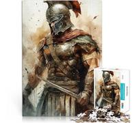 Jigsaw Puzzles 1000 Pieces for Adults strong soldier spartan 300 Schwierig Schwer Wunschliste mit dem Weihnachtsmann38x26cm