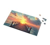 Jigsaw Puzzles 1000 Pieces For Adults Sunset Serenity On The Dock Picture Puzzle Toys & Games 500 Piece Puzzles(1000PCS)