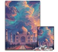 Jigsaw Puzzles 1000 Pieces for Adults Taj Mahal Challenging Puzzles for Mother'S Day, Birthdays, Christmas 50x75CM/19.68x29.52inch