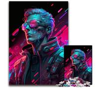 Jigsaw Puzzles 1000 Pieces for Adults Tech Man Impossible Jigsaw Puzzles for Adults Family Activity, DIY Home Decor, 26X38CM/10.23x14.96inch