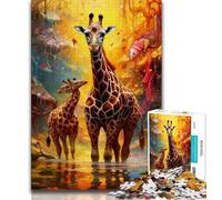 Jigsaw Puzzles 1000 Pieces for Adults Teens African Animals 1000 Piece Jigsaw,Educational Stress Relief Toy Gifts for Friends And Family (size 38x26cm)