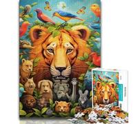 Jigsaw Puzzles 1000 Pieces for Adults Teens African Animals Jigsaw,Interesting Stress Reduction Parent-child Interaction (size 75x50cm)