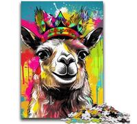 Jigsaw Puzzles 1000 Pieces for Adults Teens Alpaca 1000 Pieces for Adults,is Ideal As Gifts for The Whole Family Suitable for And 14 (50x75cm)