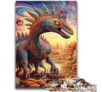 Jigsaw Puzzles 1000 Pieces for Adults Teens Ancient Dinosaurs 1000 Piece Puzzle,Educational Game for Birthday, Chrismas for Age 14+ (26x38cm)