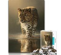 Jigsaw Puzzles 1000 Pieces for Adults Teens Animal Cheetah,Learning Educational Toys Family Games Educational Game for Birthday,Chrismas 38x26cm