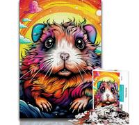 Jigsaw Puzzles 1000 Pieces for Adults Teens Animal Guinea Pigs Puzzles for Adults,Stress Reliever Difficult Challenge Home Decoration Toys (size 38x26cm)